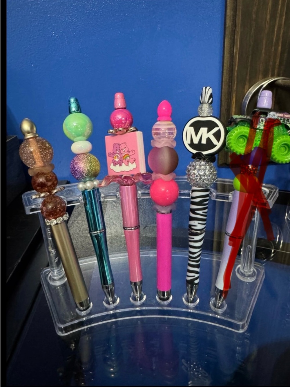 Beaded pens